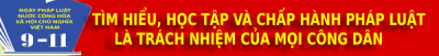 HƯỞNG ỨNG NGÀY PHÁP LUẬT VIỆT NAM 09/11