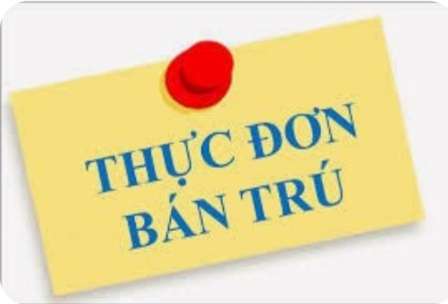 THỰC ĐƠN BÁN TRÚ TUẦN 30 (NĂM HỌC 2022 - 2023)